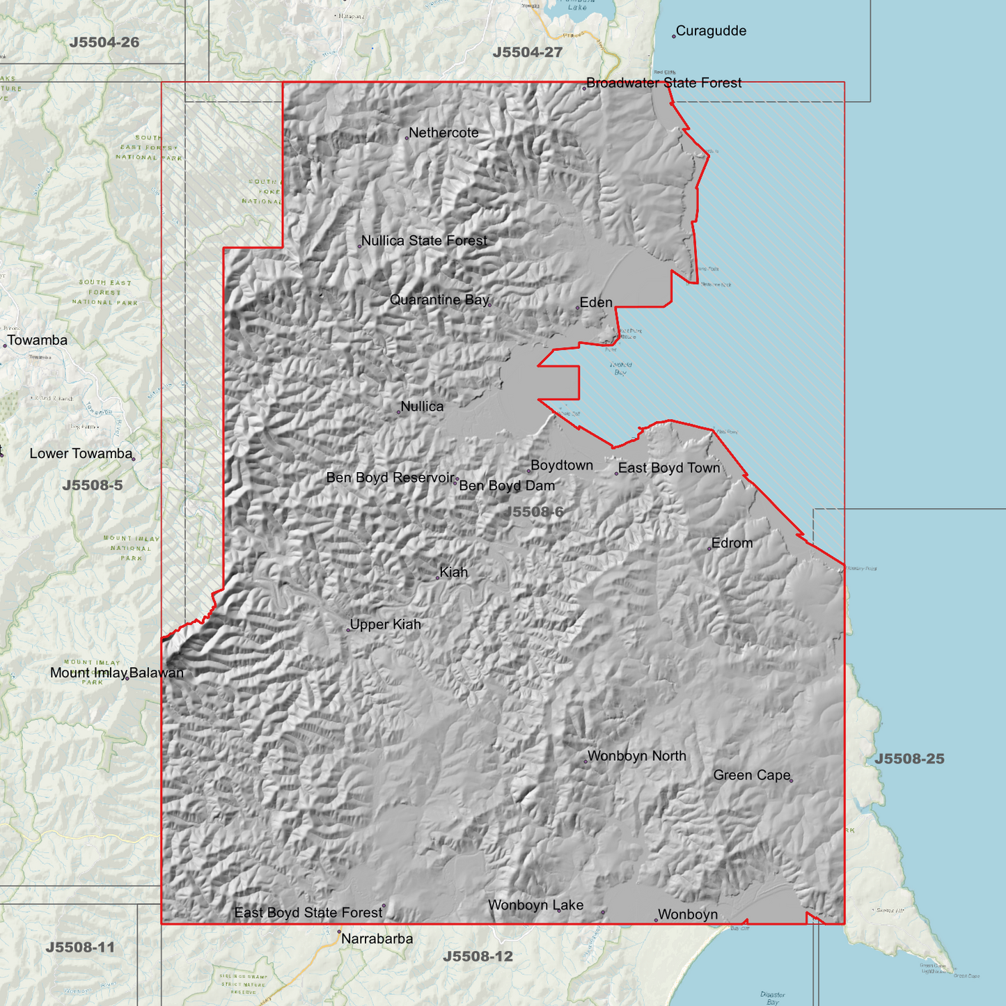 Eden 1m & 2m Digital Elevation Models (J5508-6)