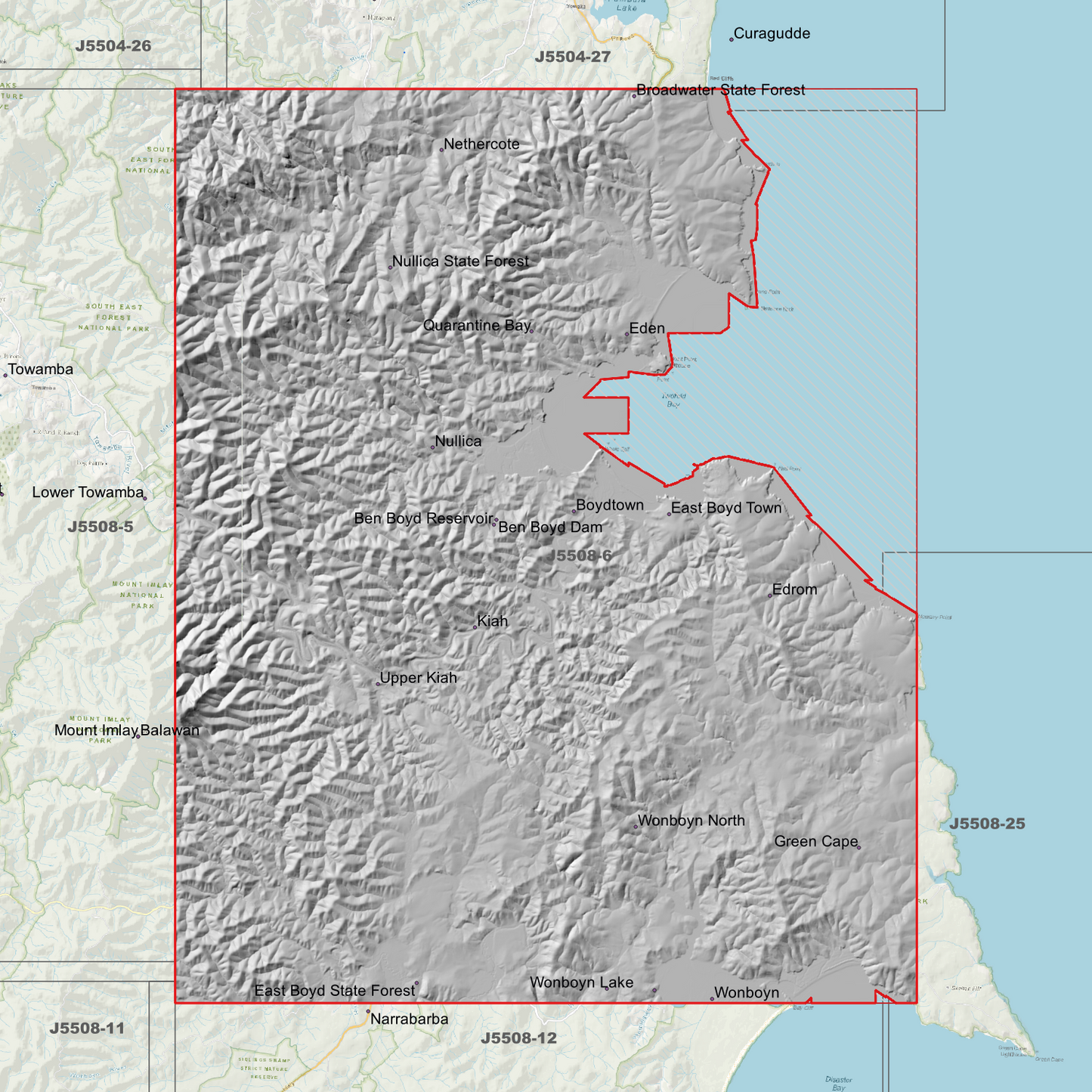 Eden 1m & 2m Digital Elevation Models (J5508-6)