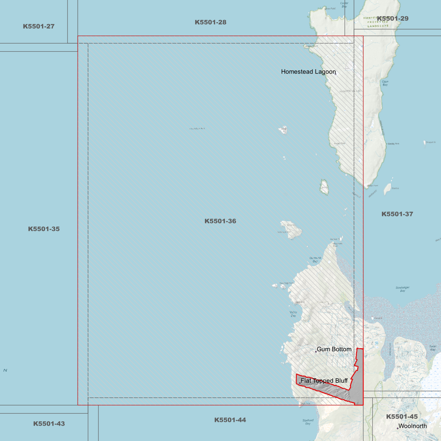 Woolnorth Point 1m Digital Elevation Model (K5501-36)