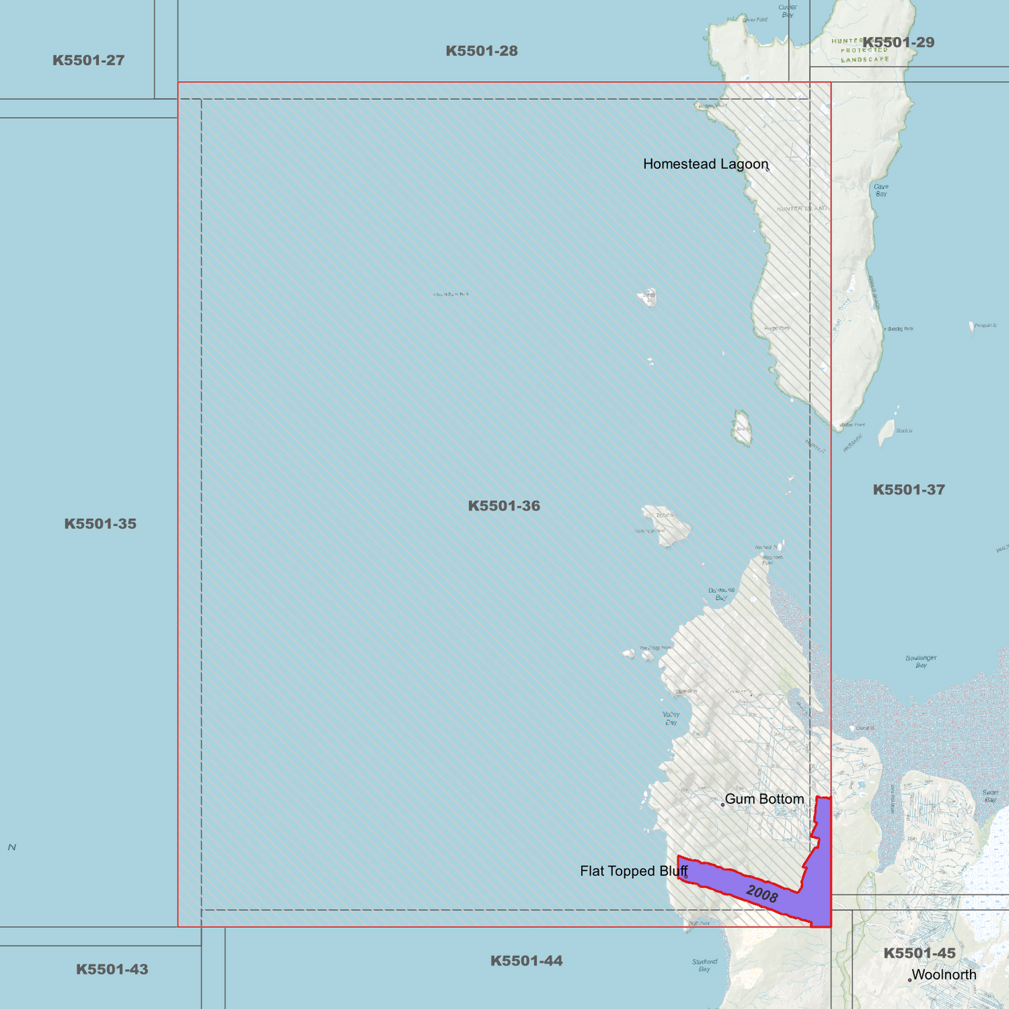 Woolnorth Point 1m Digital Elevation Model (K5501-36)