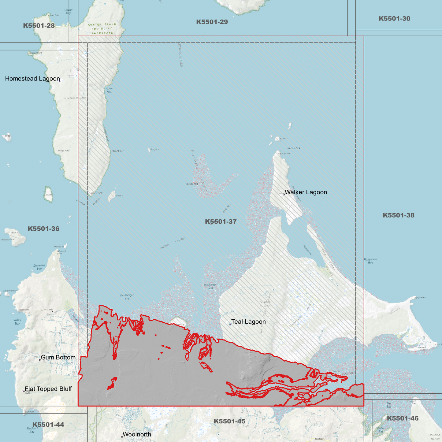 Robbins Island 1m Digital Elevation Model (K5501-37)
