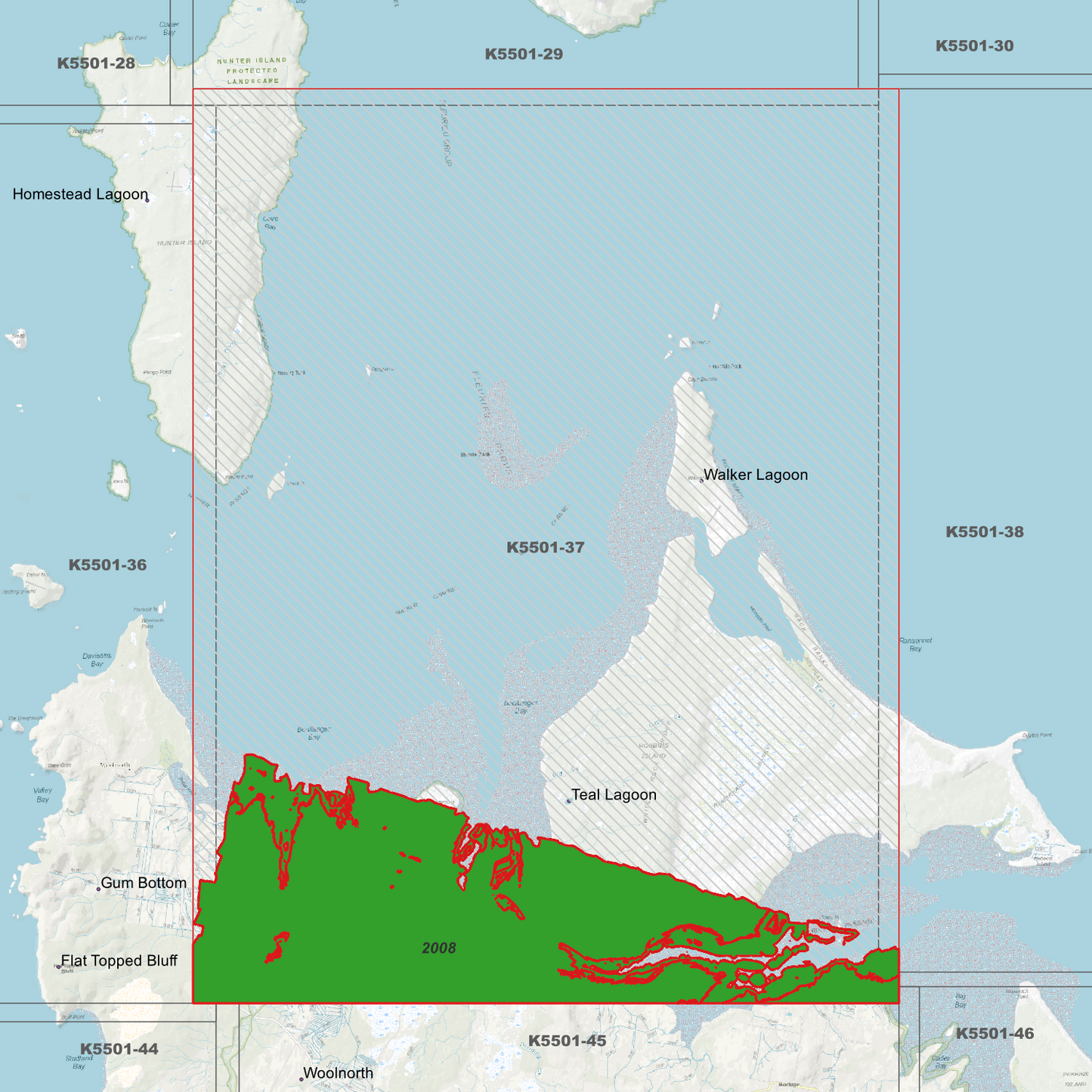 Robbins Island 1m Digital Elevation Model (K5501-37)