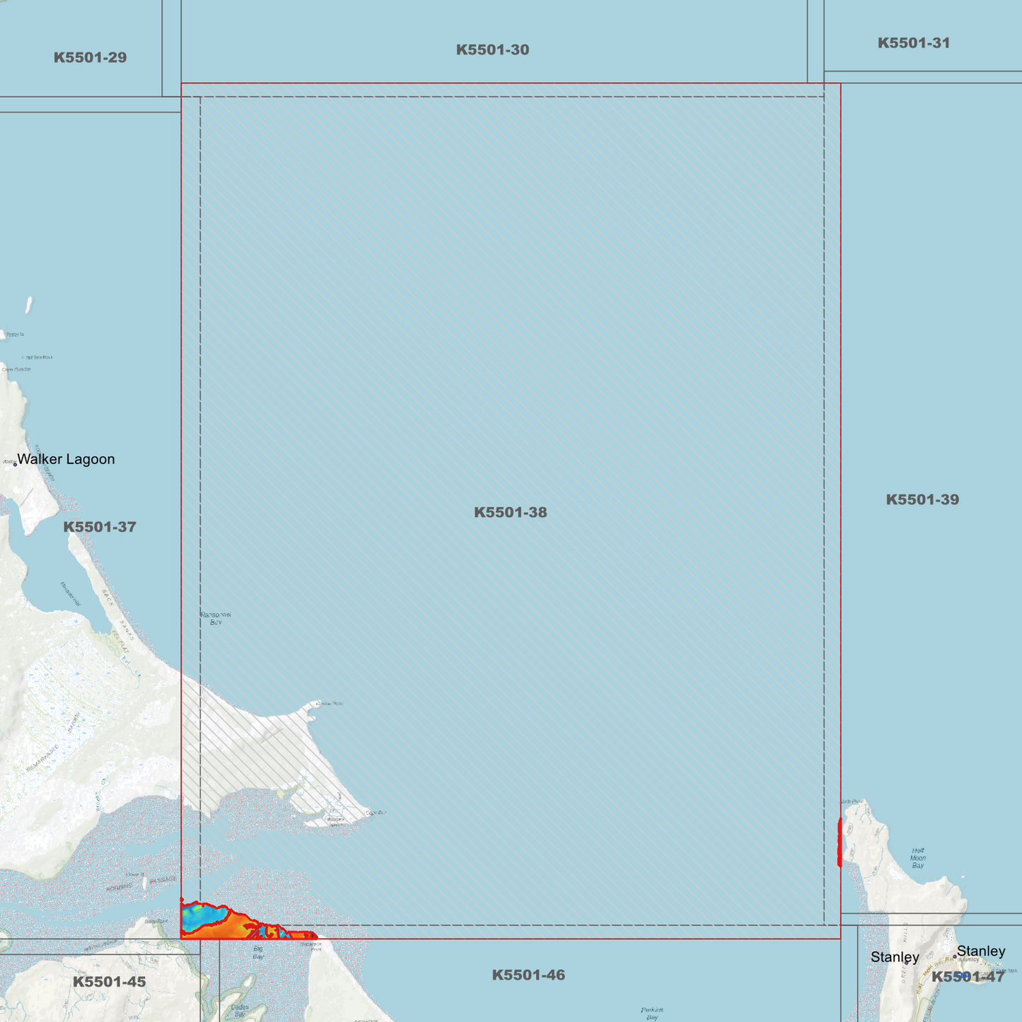 Cape Elie 1m Digital Elevation Model (K5501-38)