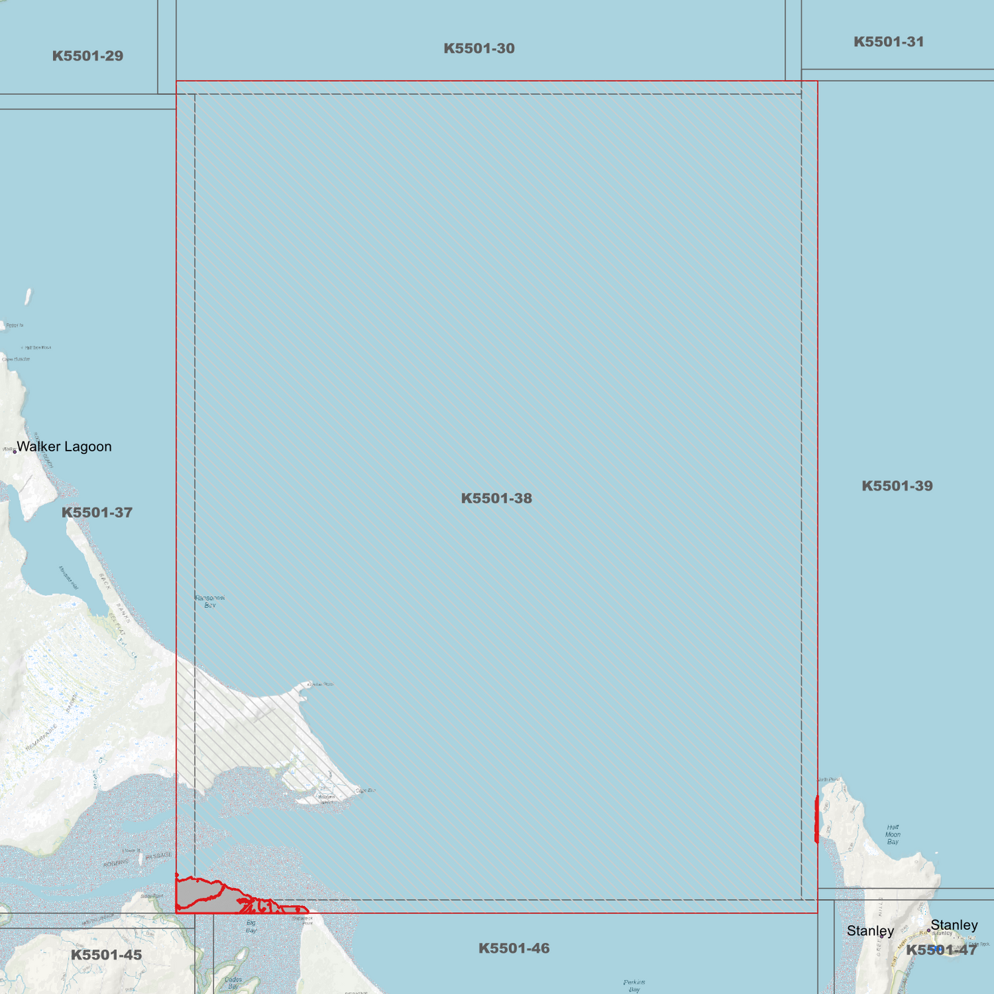 Cape Elie 1m Digital Elevation Model (K5501-38)