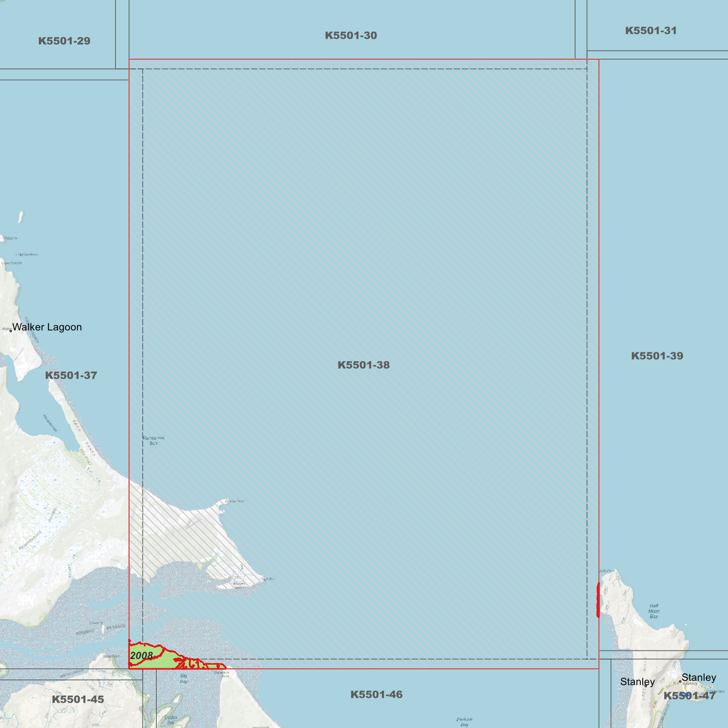 Cape Elie 1m Digital Elevation Model (K5501-38)