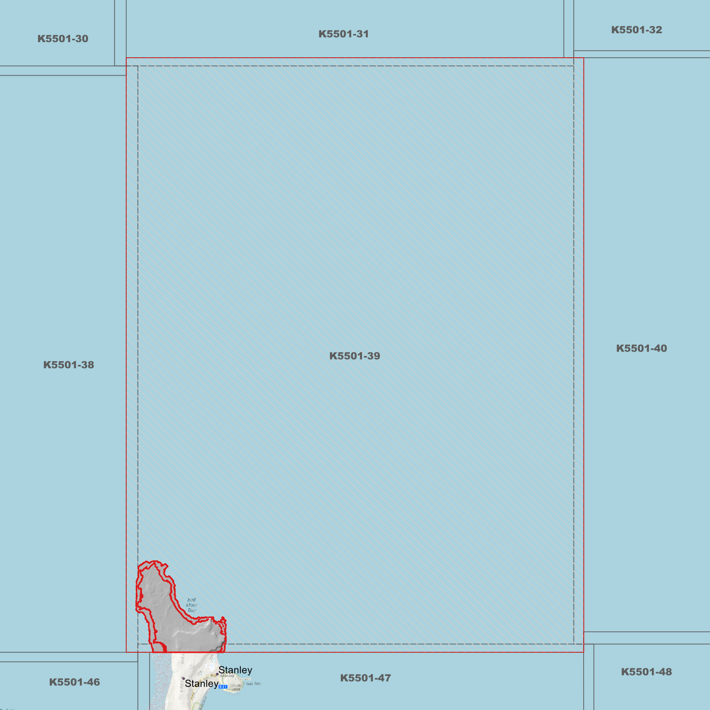Half Moon Bay 1m Digital Elevation Model (K5501-39)