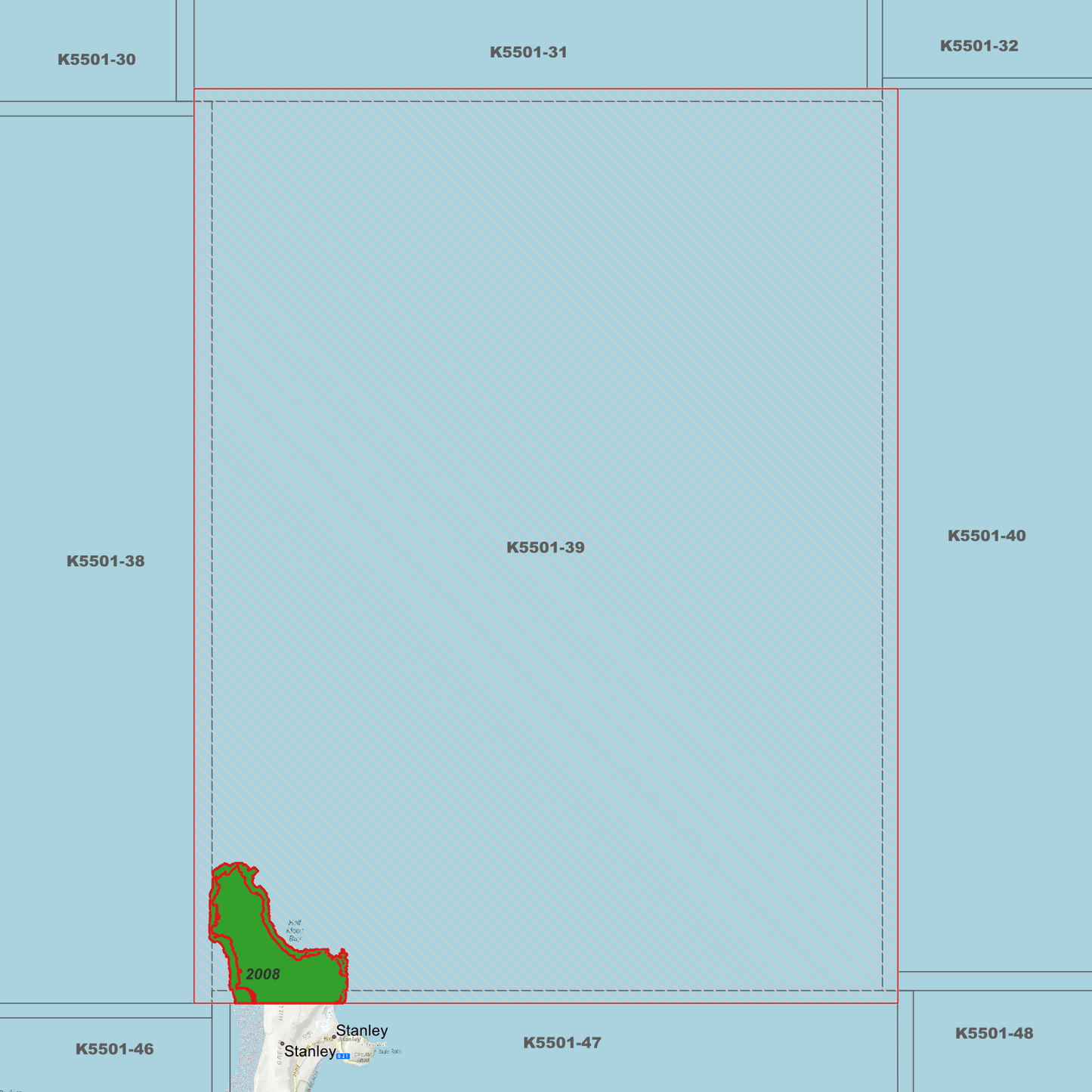 Half Moon Bay 1m Digital Elevation Model (K5501-39)