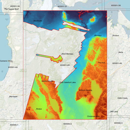 Montagu 1m Digital Elevation Model (K5501-45)