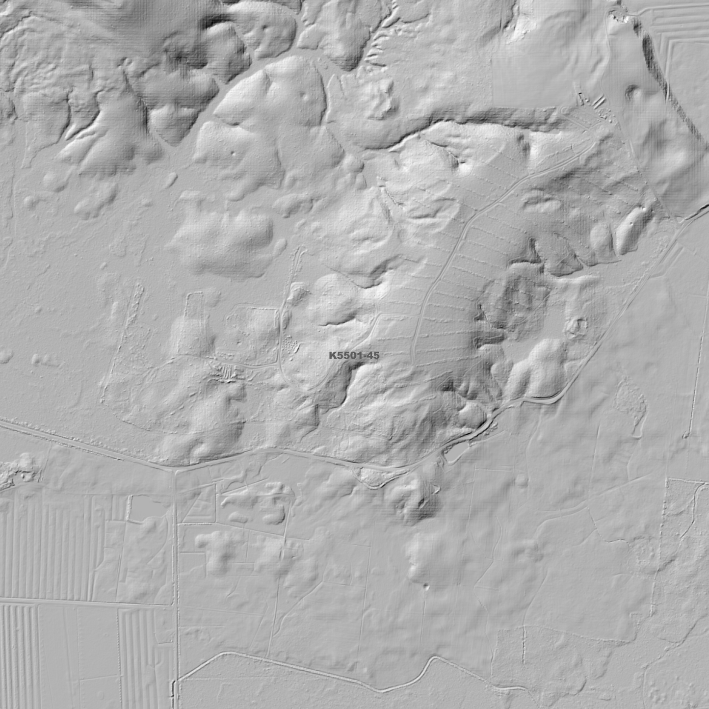 Montagu 1m Digital Elevation Model (K5501-45)