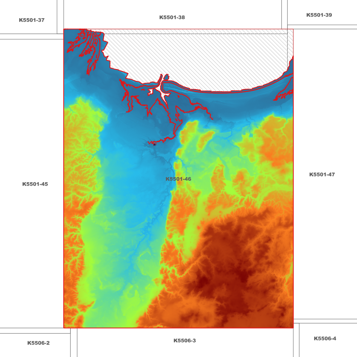 Smithton 1m Digital Elevation Model (K5501-46)
