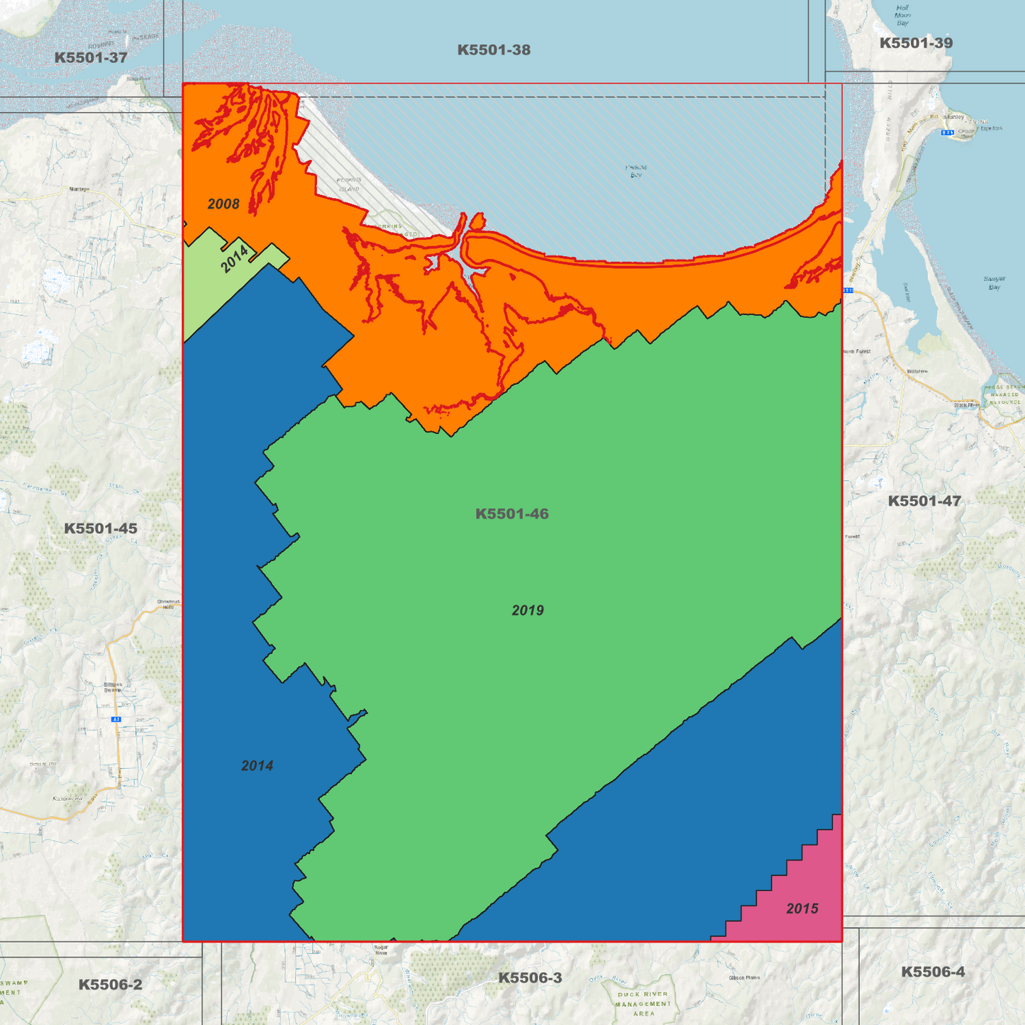Smithton 1m Digital Elevation Model (K5501-46)