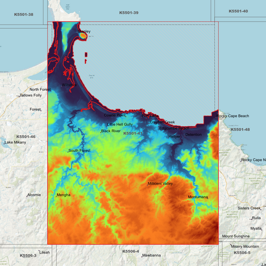 Stanley 1m Digital Elevation Model (K5501-47)