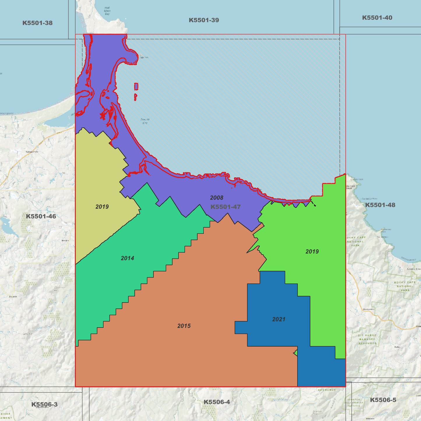 Stanley 1m Digital Elevation Model (K5501-47)