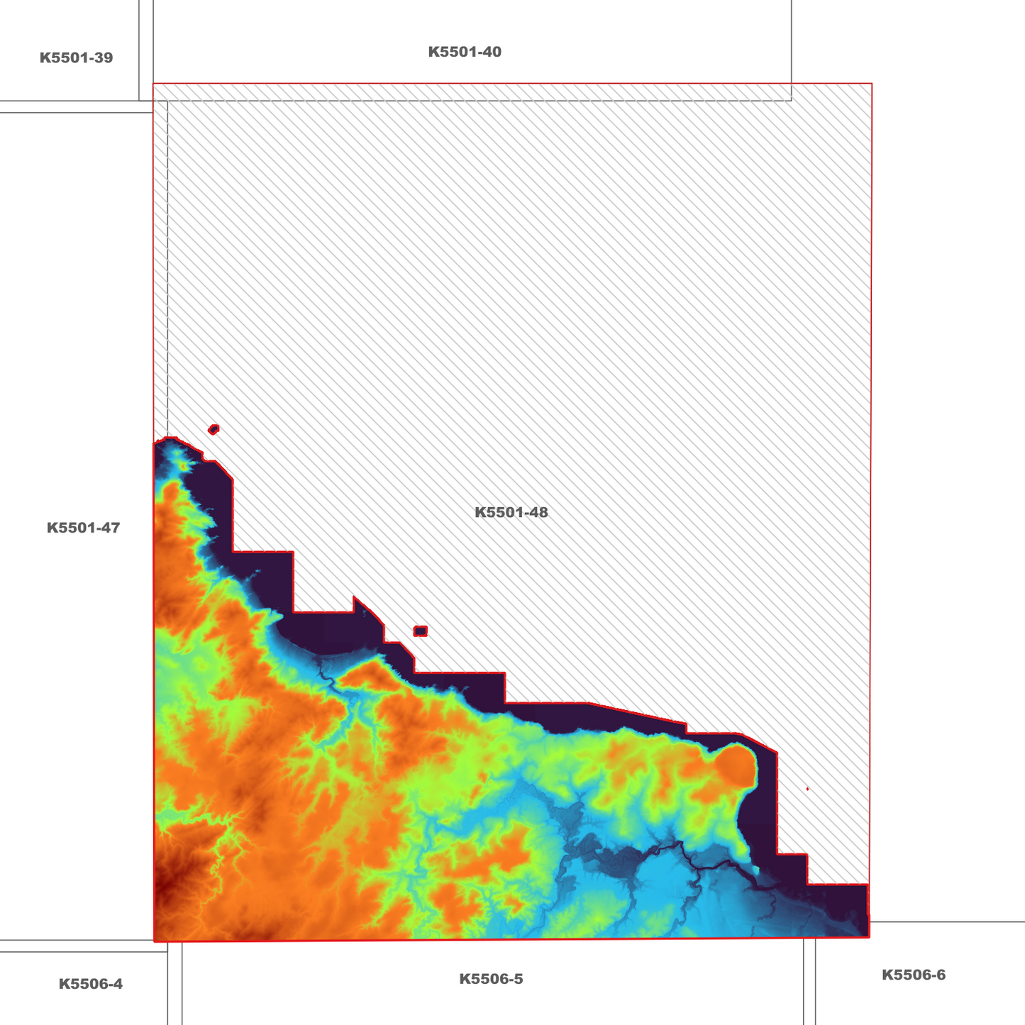 Wynyard 1m Digital Elevation Model (K5501-48)