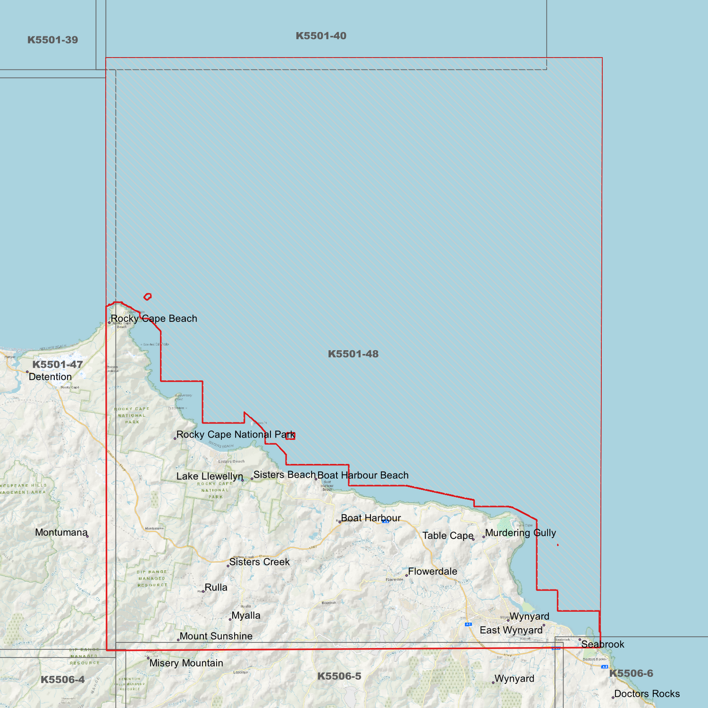 Wynyard 1m Digital Elevation Model (K5501-48)