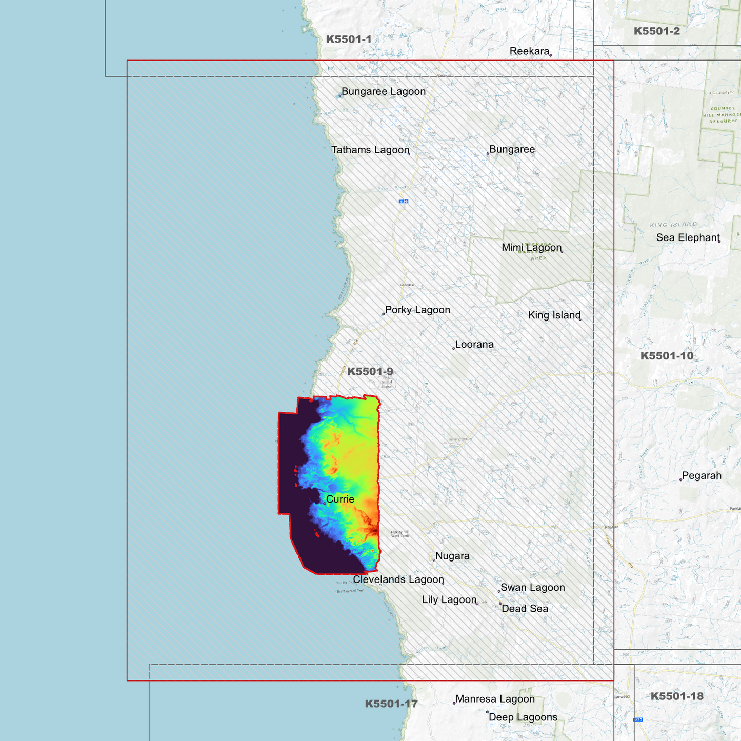 Currie 1m Digital Elevation Model (K5501-9)