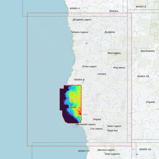 Currie 1m Digital Elevation Model (K5501-9)