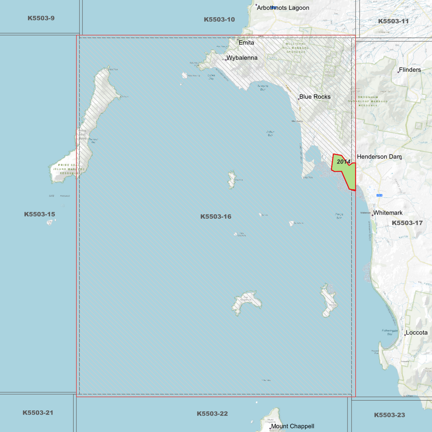 Arthur Bay 1m Digital Elevation Model (K5503-16)