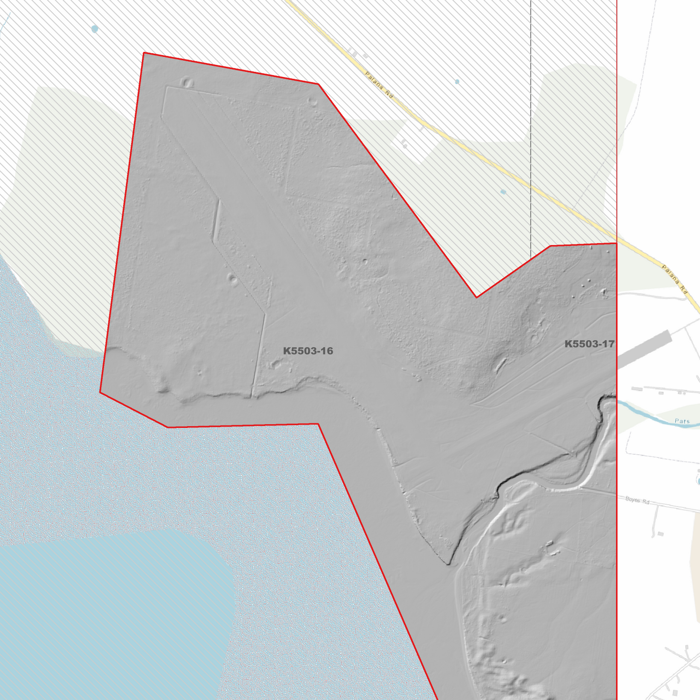 Arthur Bay 1m Digital Elevation Model (K5503-16)