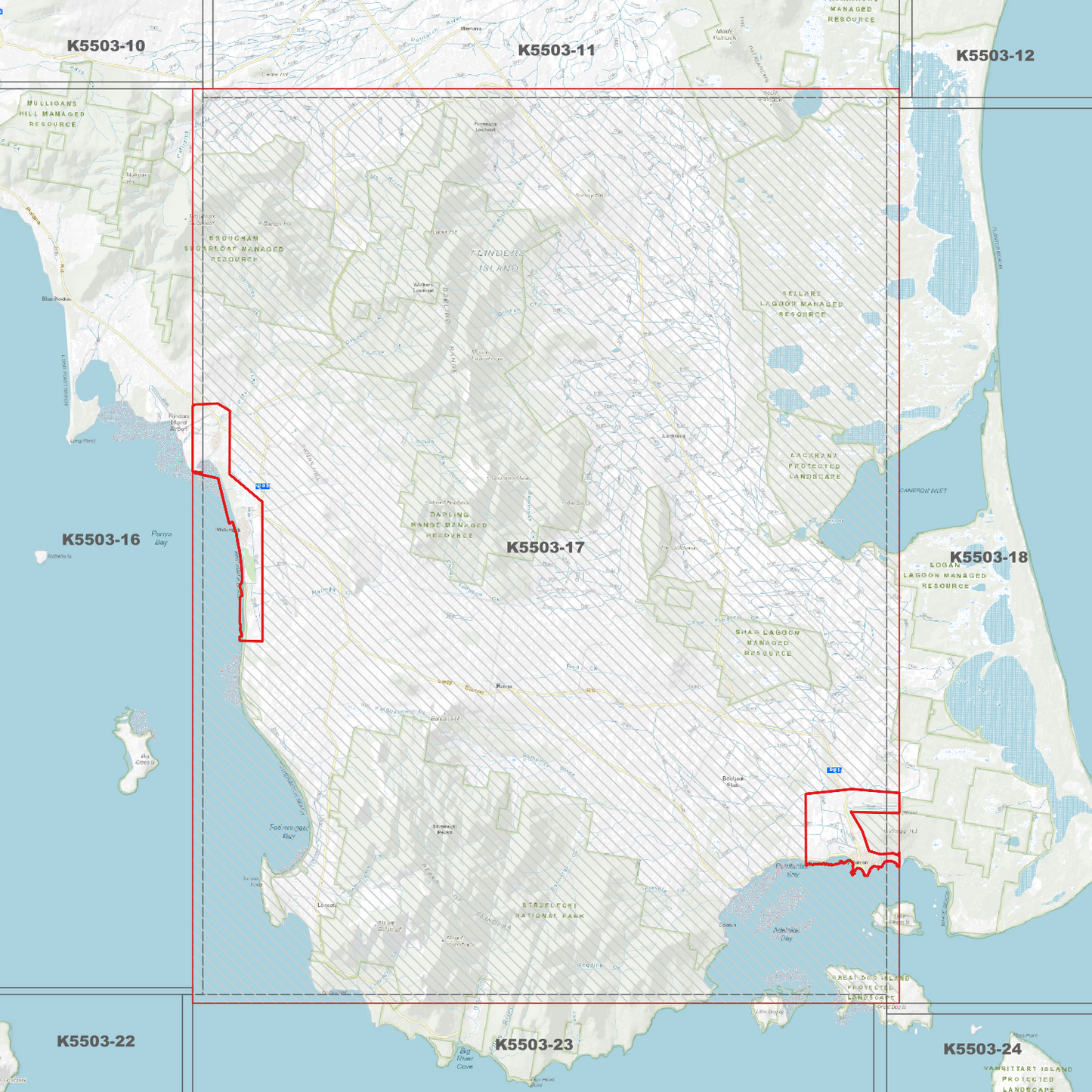Lady Barron 1m Digital Elevation Model (K5503-17)