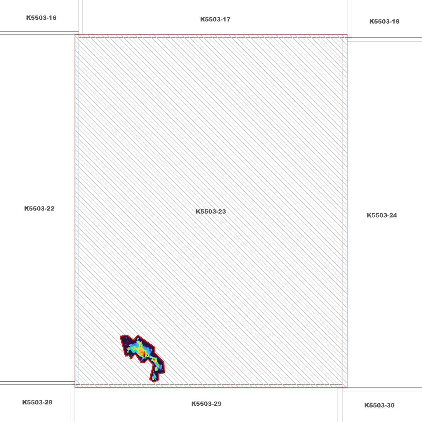 Cape Barren West 1m Digital Elevation Model (K5503-23)
