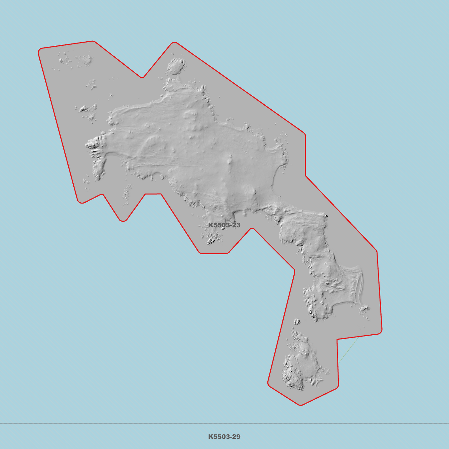 Cape Barren West 1m Digital Elevation Model (K5503-23)