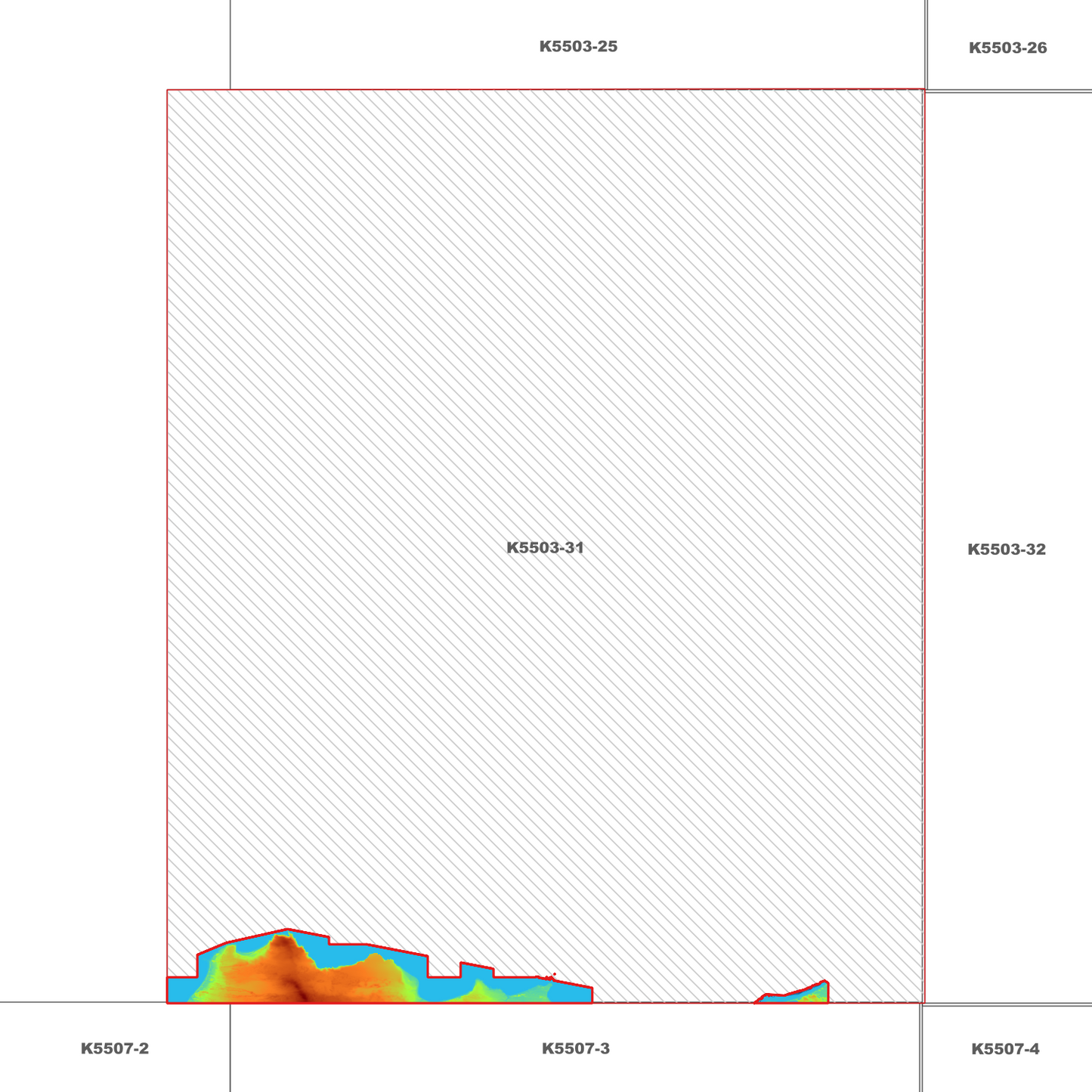 Noland Bay 1m Digital Elevation Model (K5503-31)