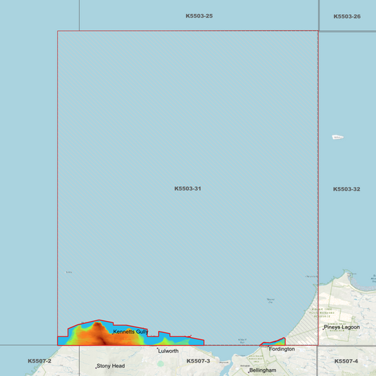 Noland Bay 1m Digital Elevation Model (K5503-31)