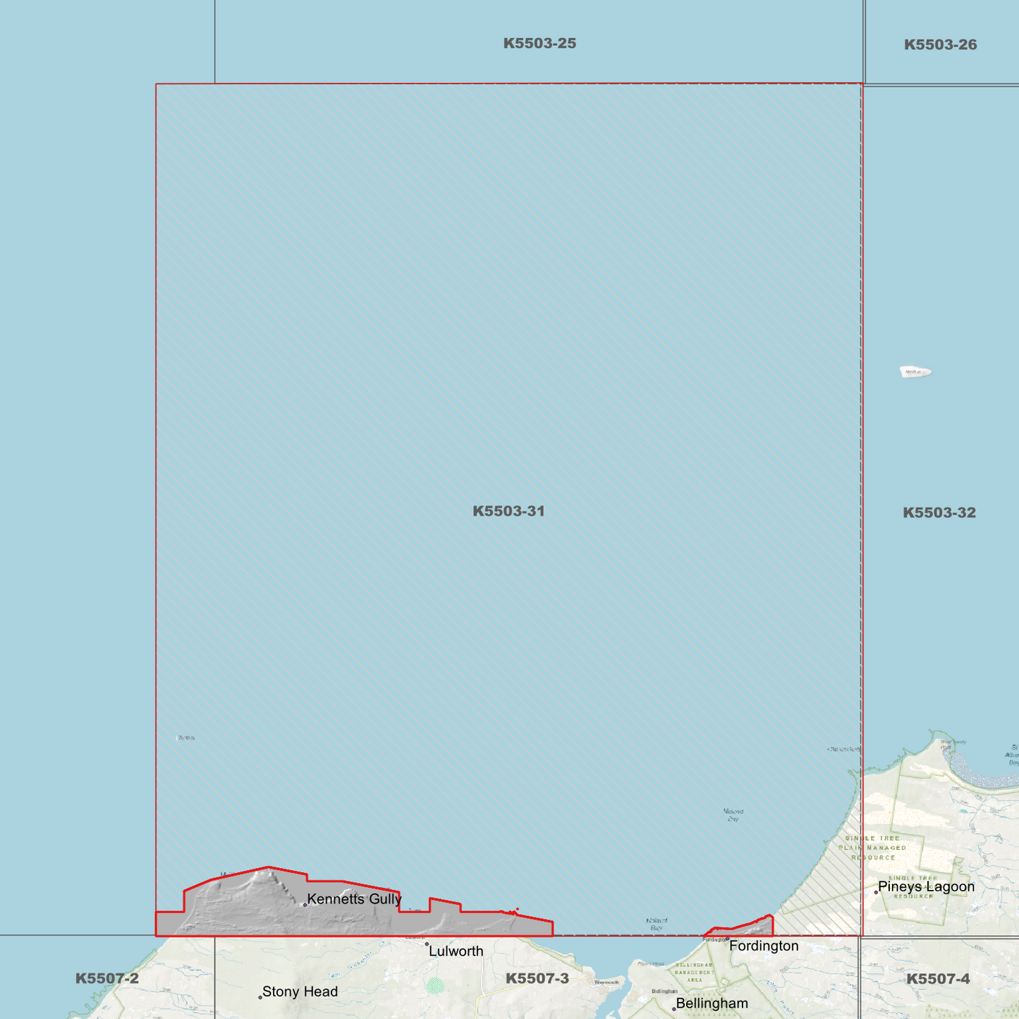 Noland Bay 1m Digital Elevation Model (K5503-31)
