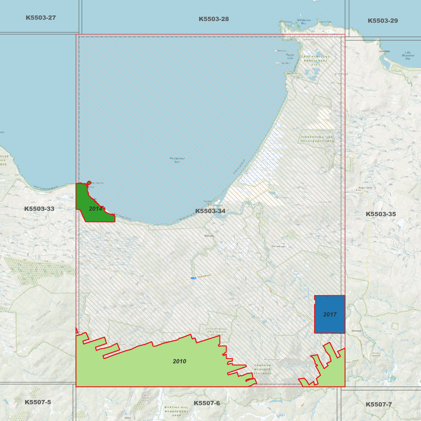 Boobyalla 1m Digital Elevation Model (K5503-34)