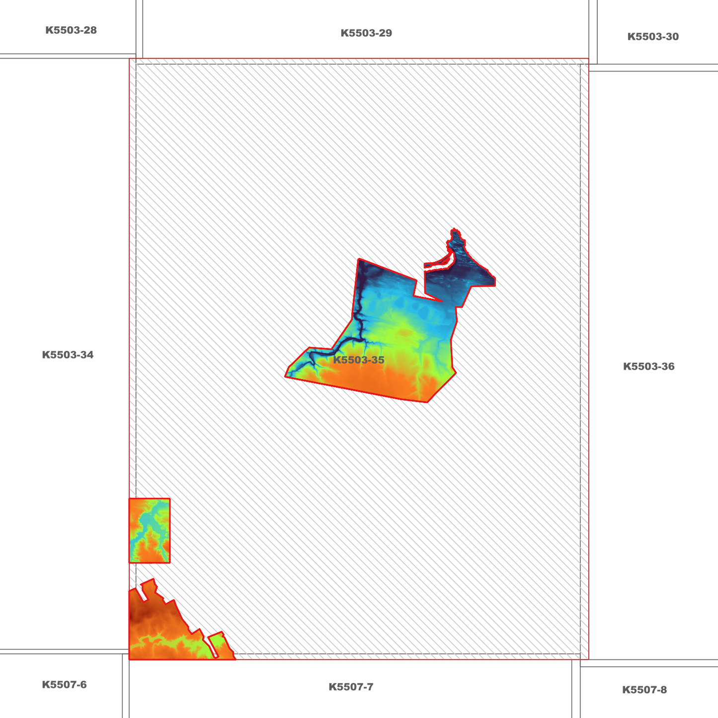 Musselroe Bay 1m Digital Elevation Model (K5503-35)