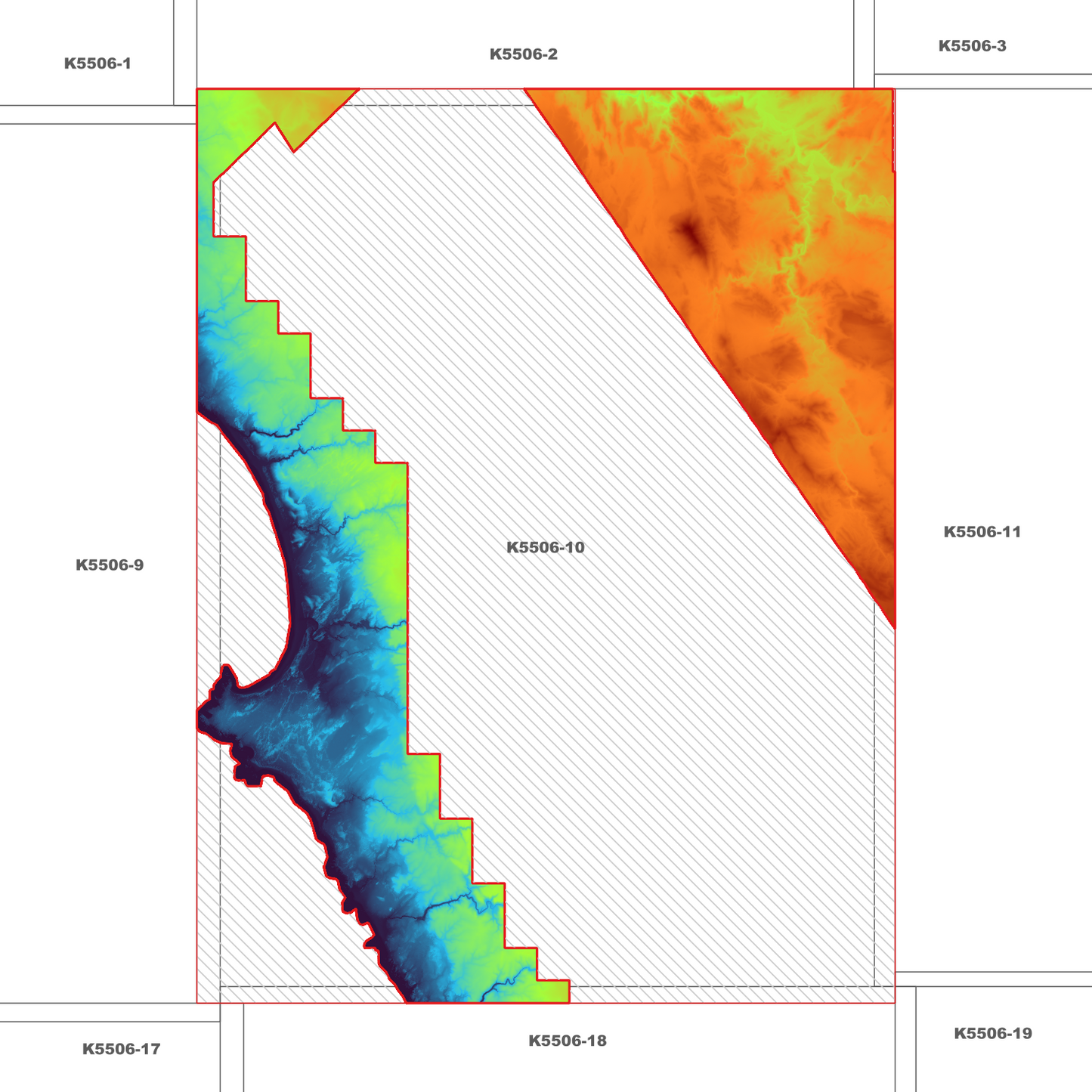 Balfour 1m Digital Elevation Model (K5506-10)