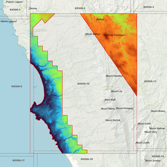 Balfour 1m Digital Elevation Model (K5506-10)