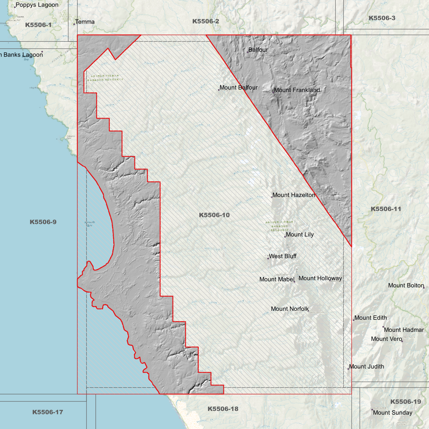 Balfour 1m Digital Elevation Model (K5506-10)