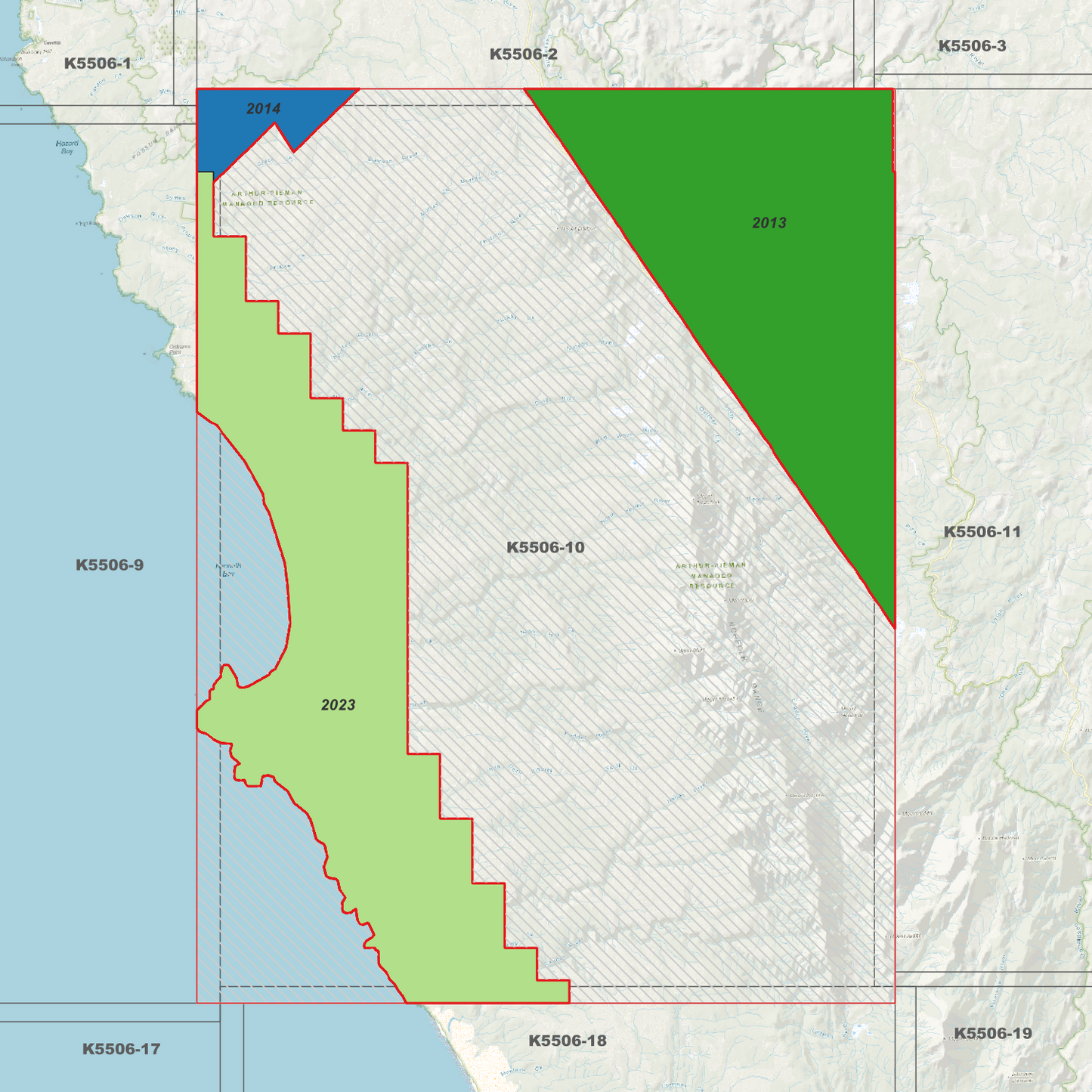 Balfour 1m Digital Elevation Model (K5506-10)