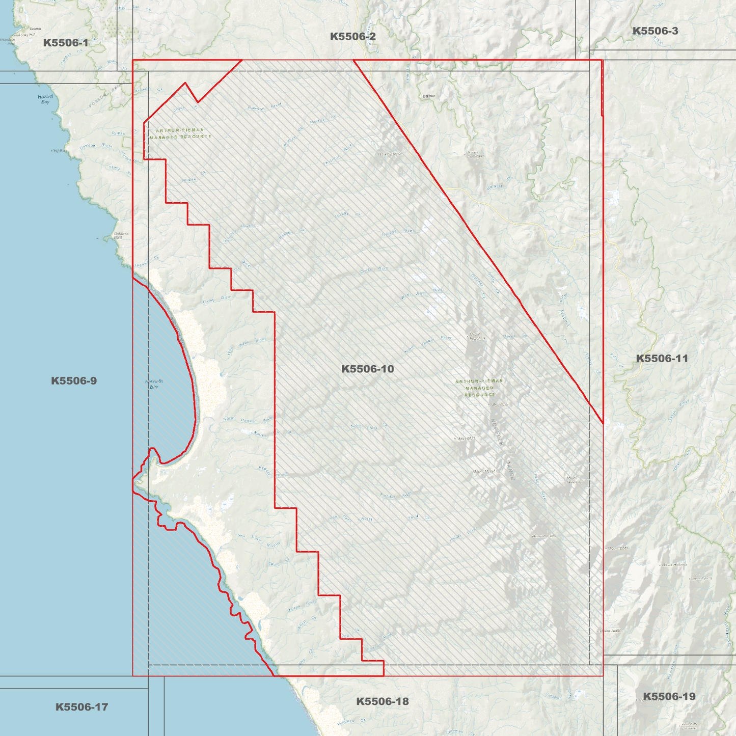 Balfour 1m Digital Elevation Model (K5506-10)