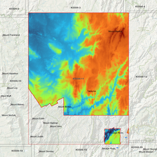 Takayna 1m Digital Elevation Model (K5506-11)