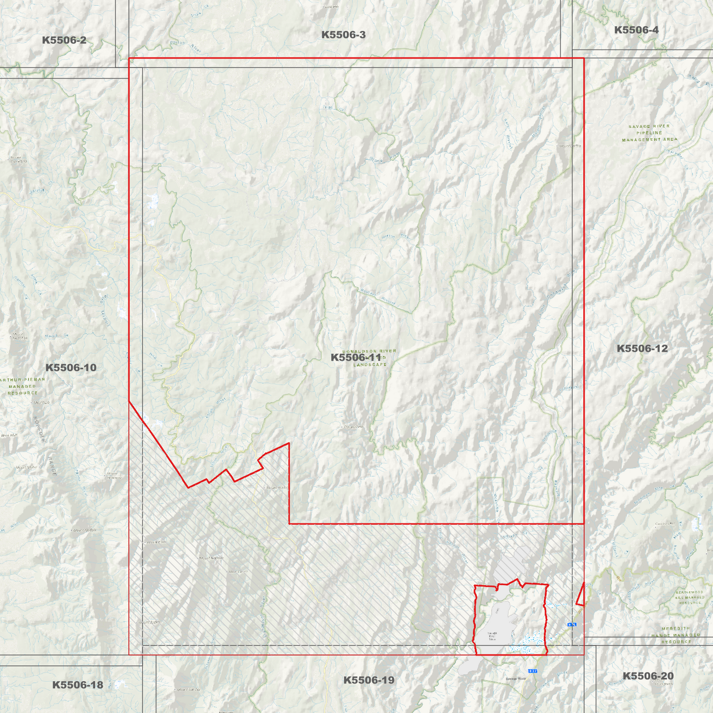 Takayna 1m Digital Elevation Model (K5506-11)