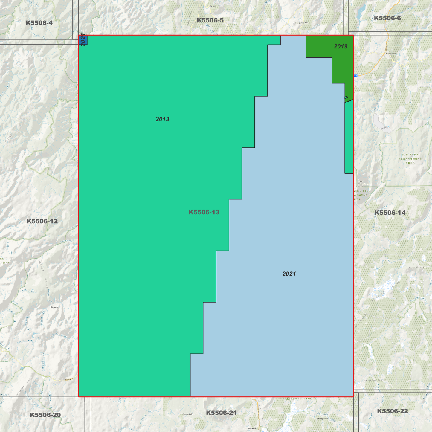 Waratah 1m Digital Elevation Model (K5506-13)