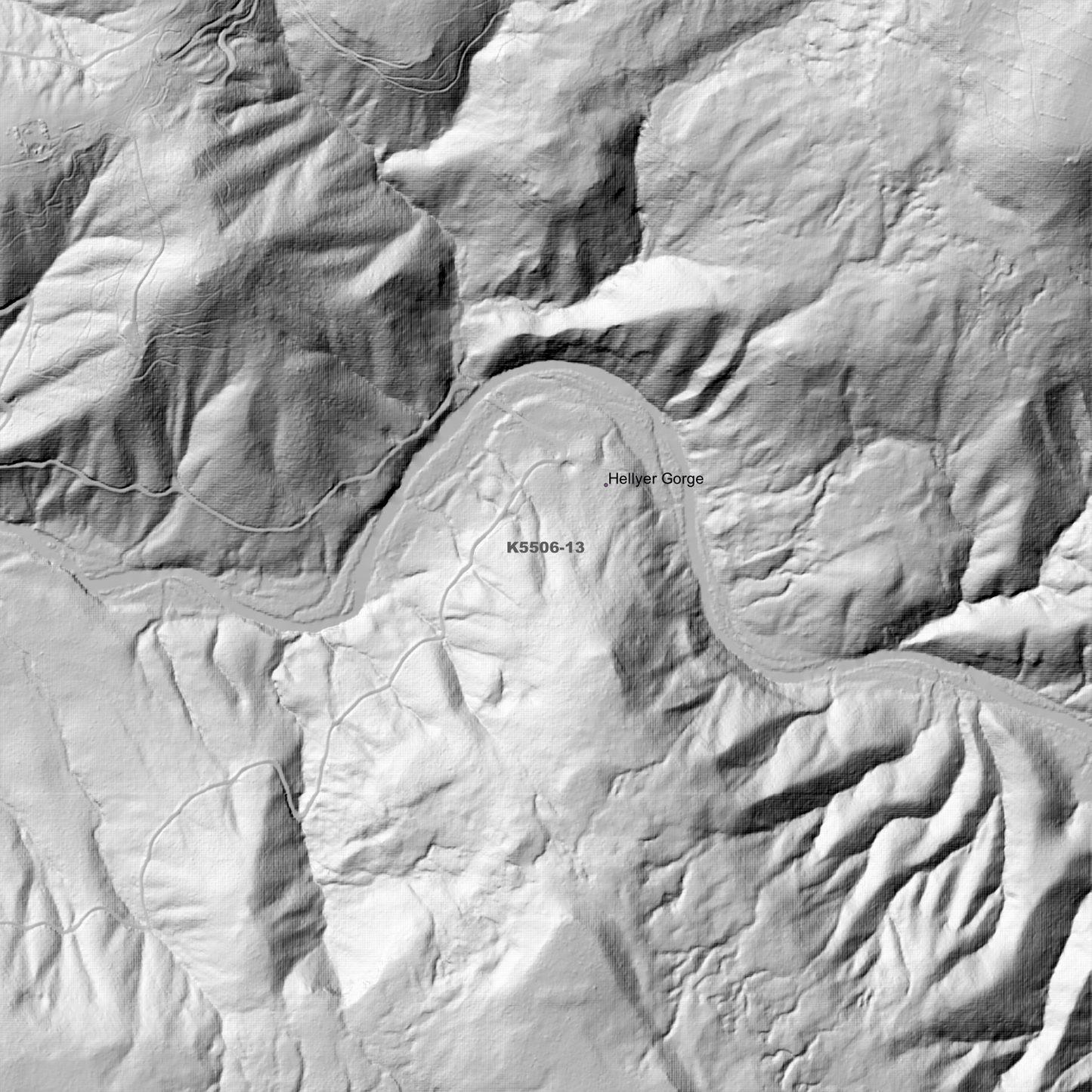 Waratah 1m Digital Elevation Model (K5506-13)