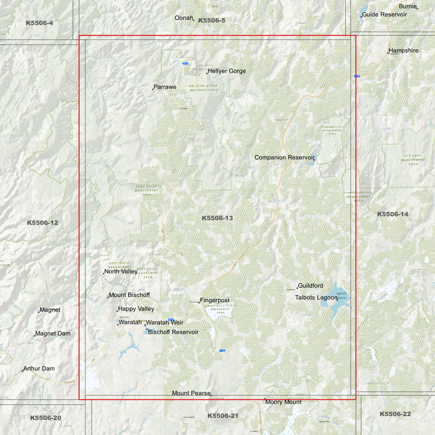 Waratah 1m Digital Elevation Model (K5506-13)
