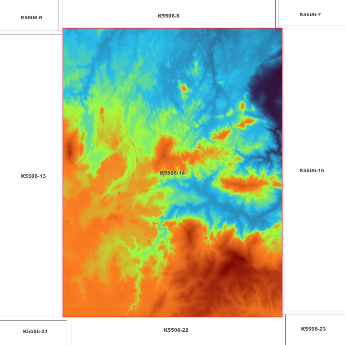 Mount Everett 1m Digital Elevation Model (K5506-14)