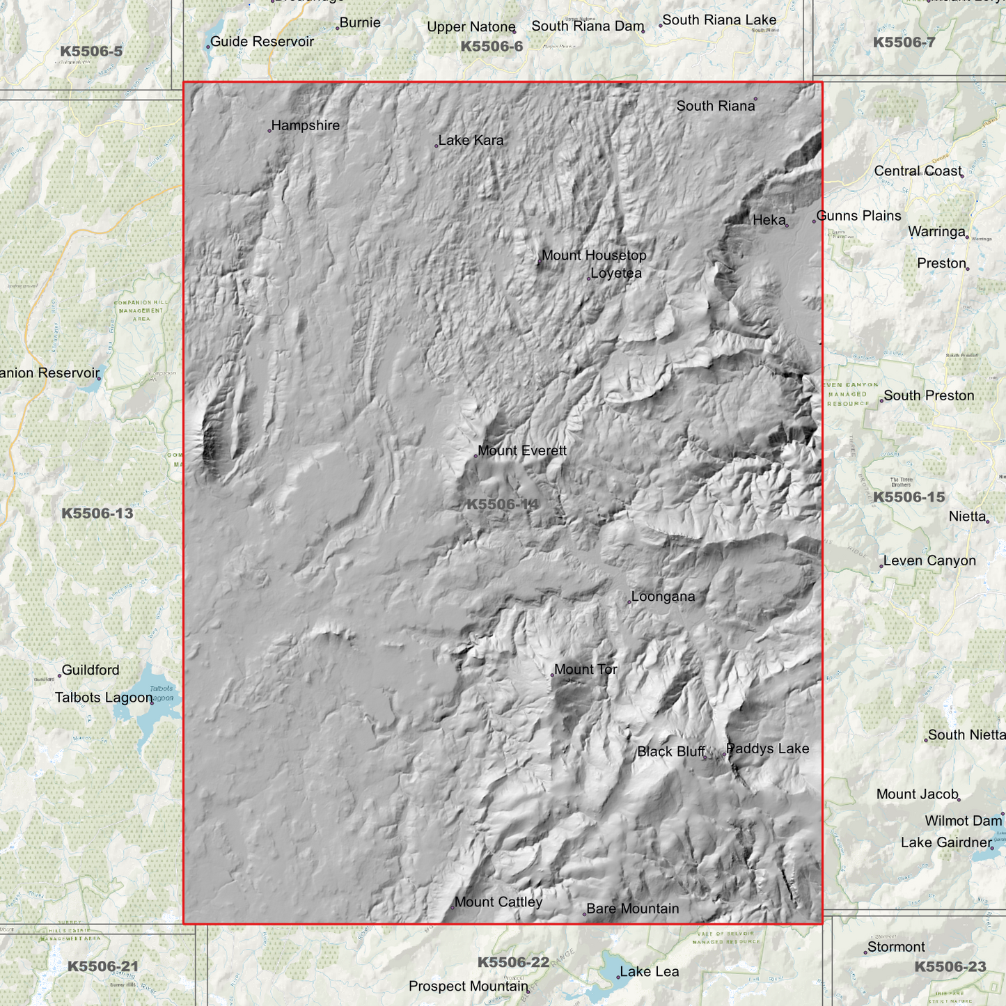 Mount Everett 1m Digital Elevation Model (K5506-14)