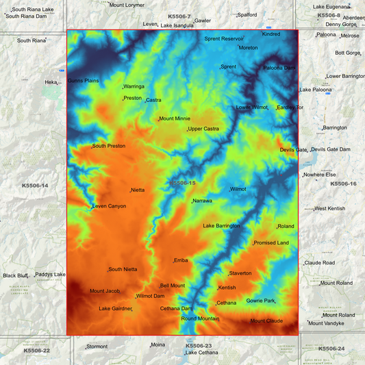 Wilmot 1m Digital Elevation Model (K5506-15)