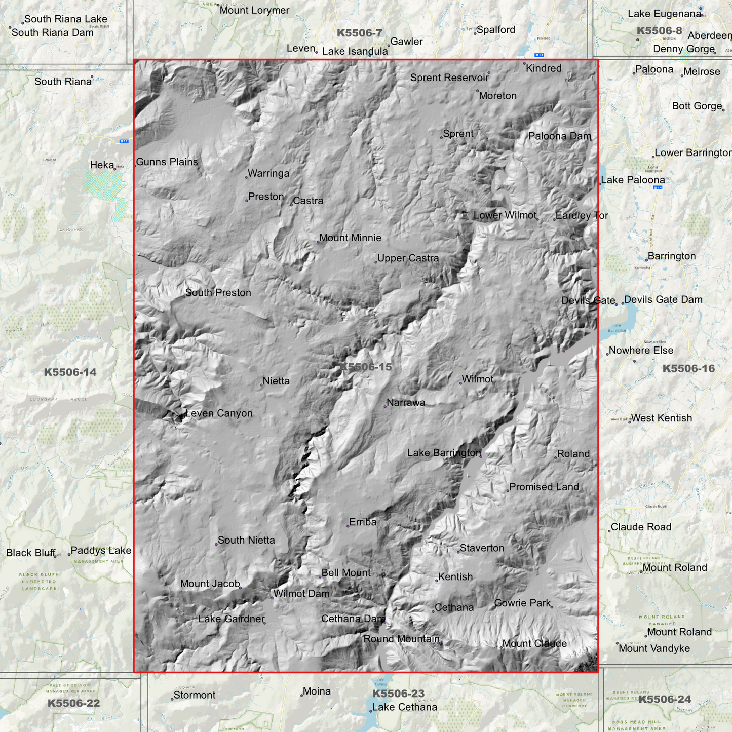 Wilmot 1m Digital Elevation Model (K5506-15)