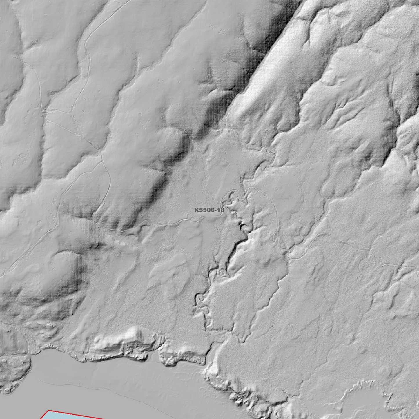 Pieman Heads 1m Digital Elevation Model (K5506-18)