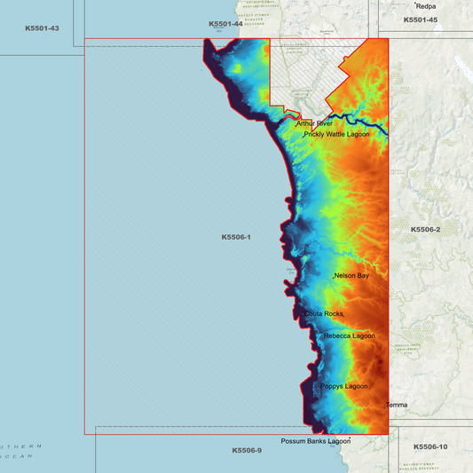 Arthur River 1m Digital Elevation Model (K5506-1)