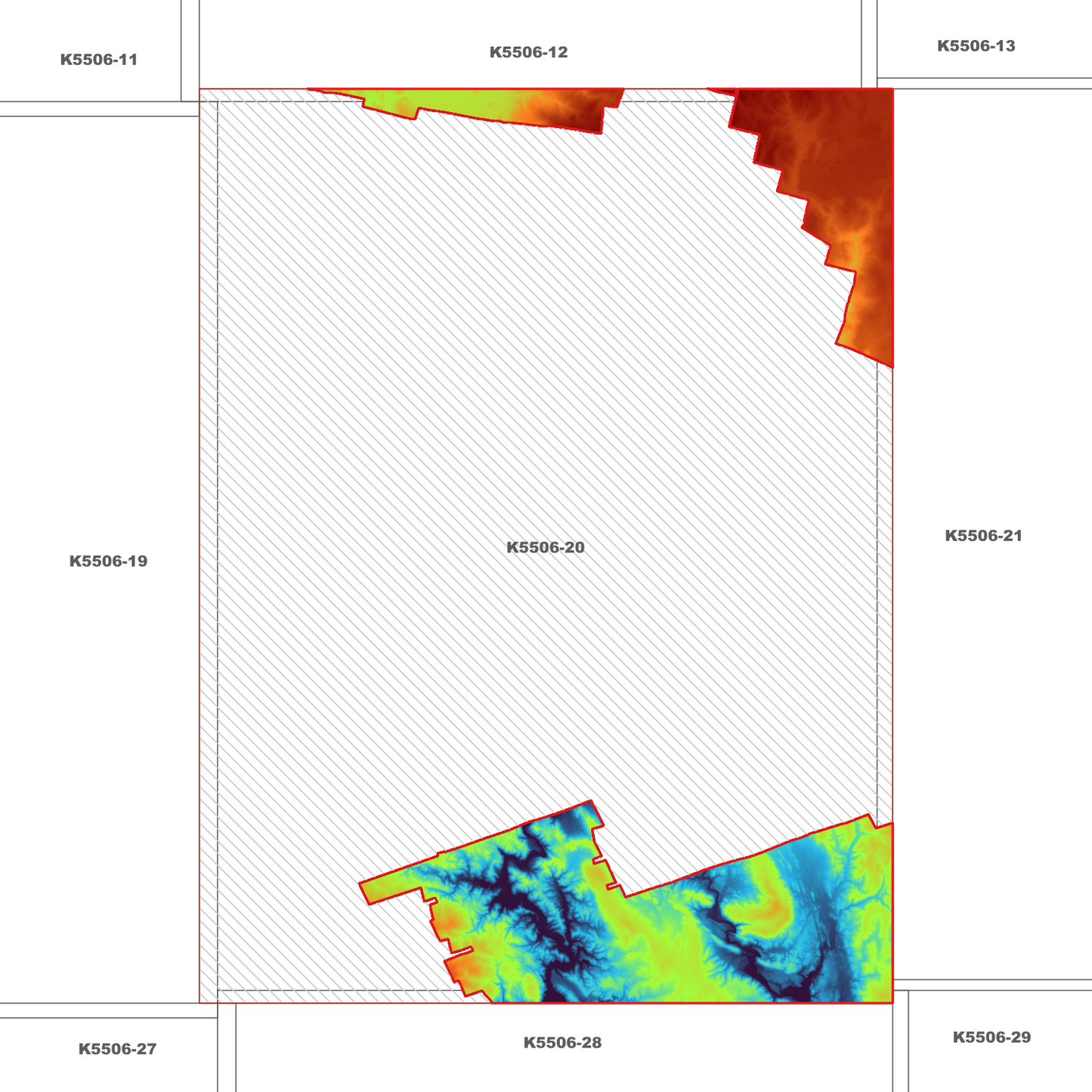 Mount Lindsay 1m Digital Elevation Model (K5506-20)