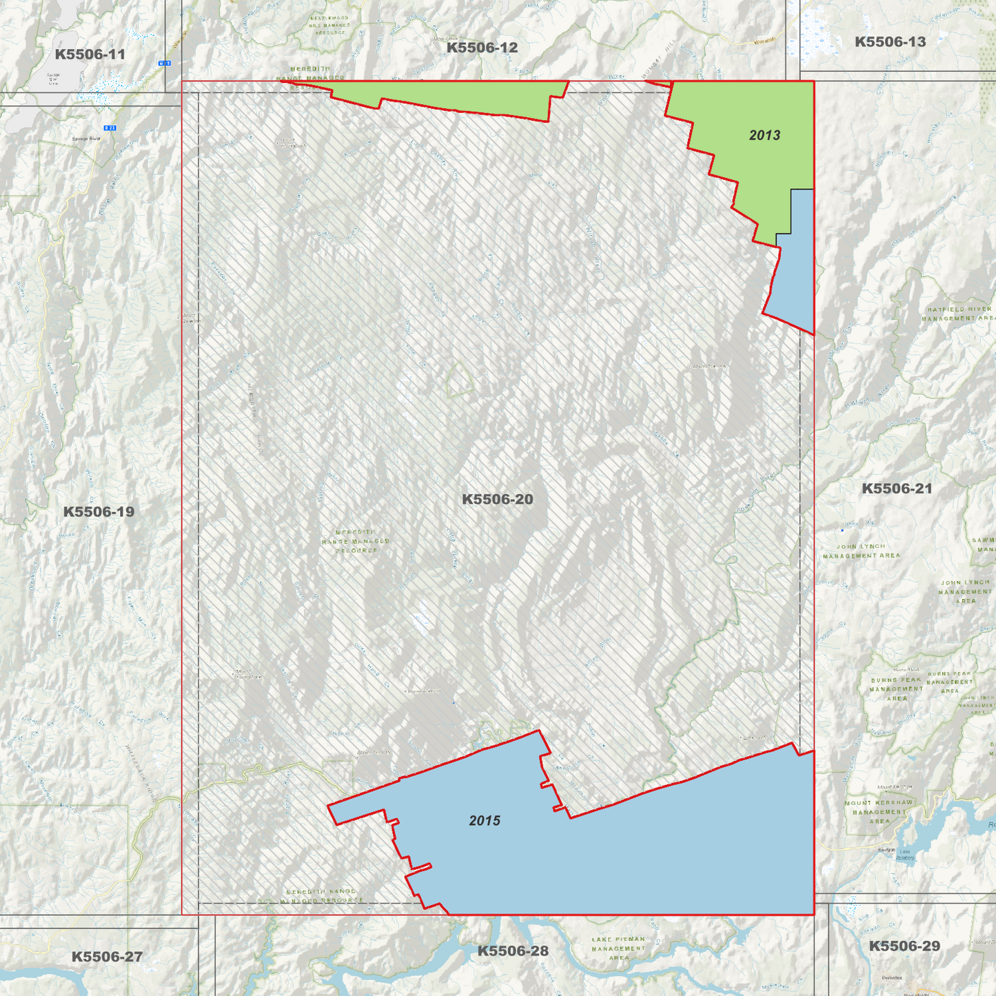 Mount Lindsay 1m Digital Elevation Model (K5506-20)