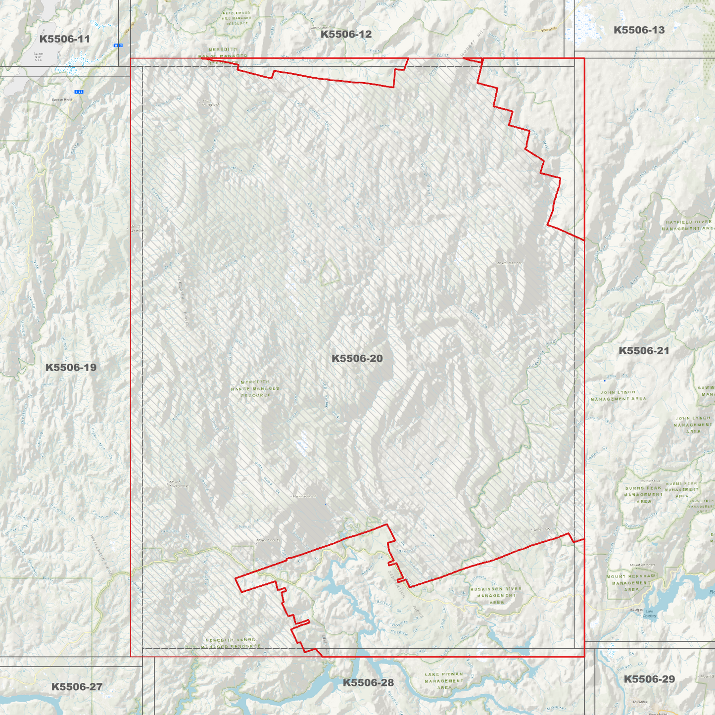 Mount Lindsay 1m Digital Elevation Model (K5506-20)